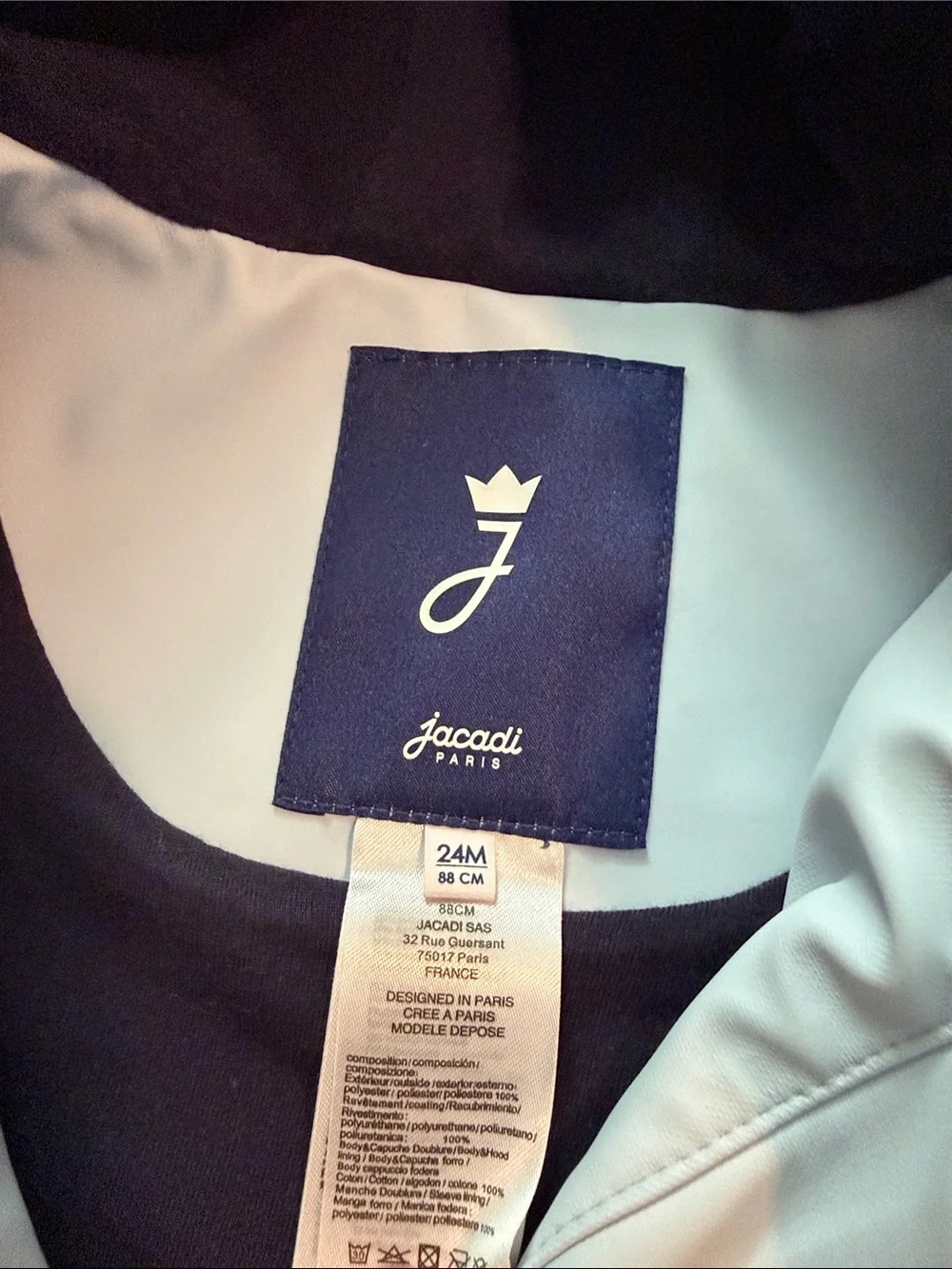 Jacadi Rain Jacket